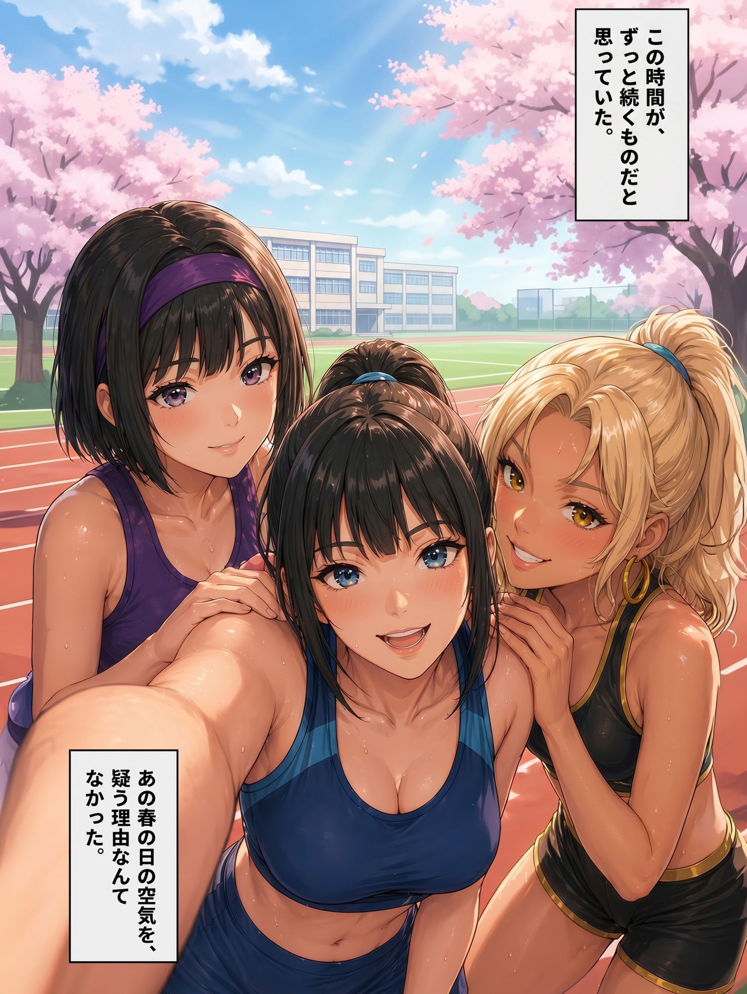 【陸上実妹3姉妹NTRシリーズ】 ハゲ山コーチの毒牙 Vol.1〜3セット サンプル画像2