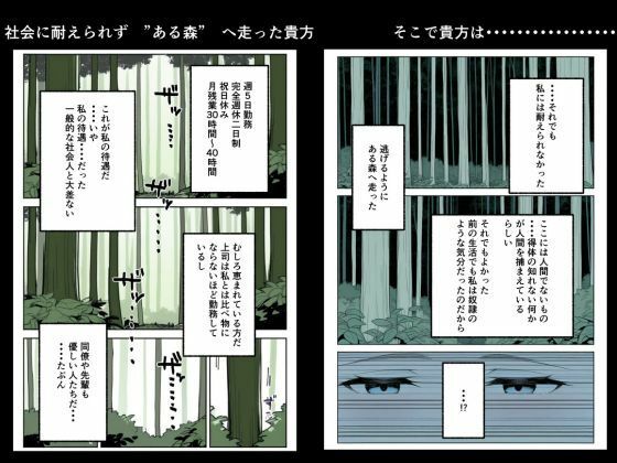 銀髪目隠れ〇乳エルフ？のペットになって子作り交尾する話 サンプル画像1