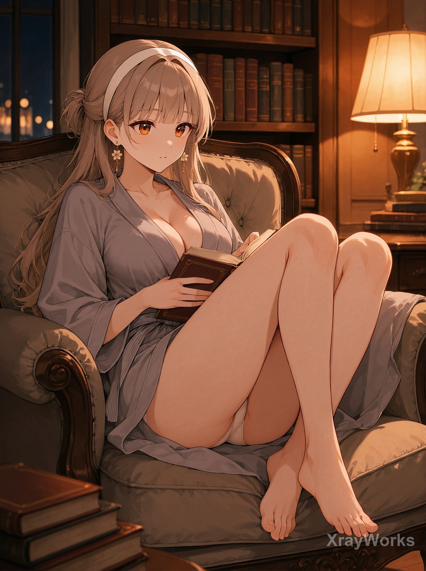 オリヴィアの日常 〜ハーフ系美少女のパンチラ・秘密の情事〜 CG85枚＋動画65本 サンプル画像5