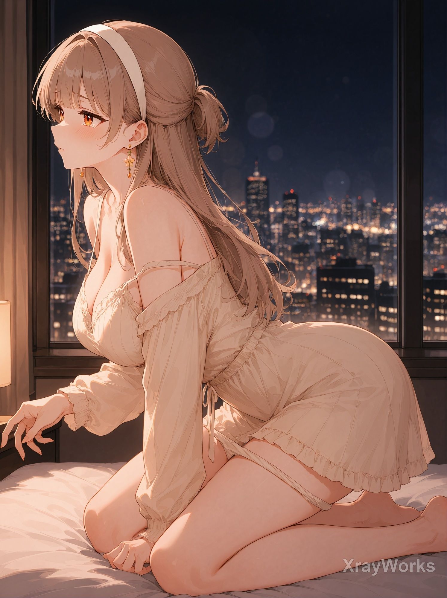 オリヴィアの日常 〜ハーフ系美少女のパンチラ・秘密の情事〜 CG85枚＋動画65本 サンプル画像3