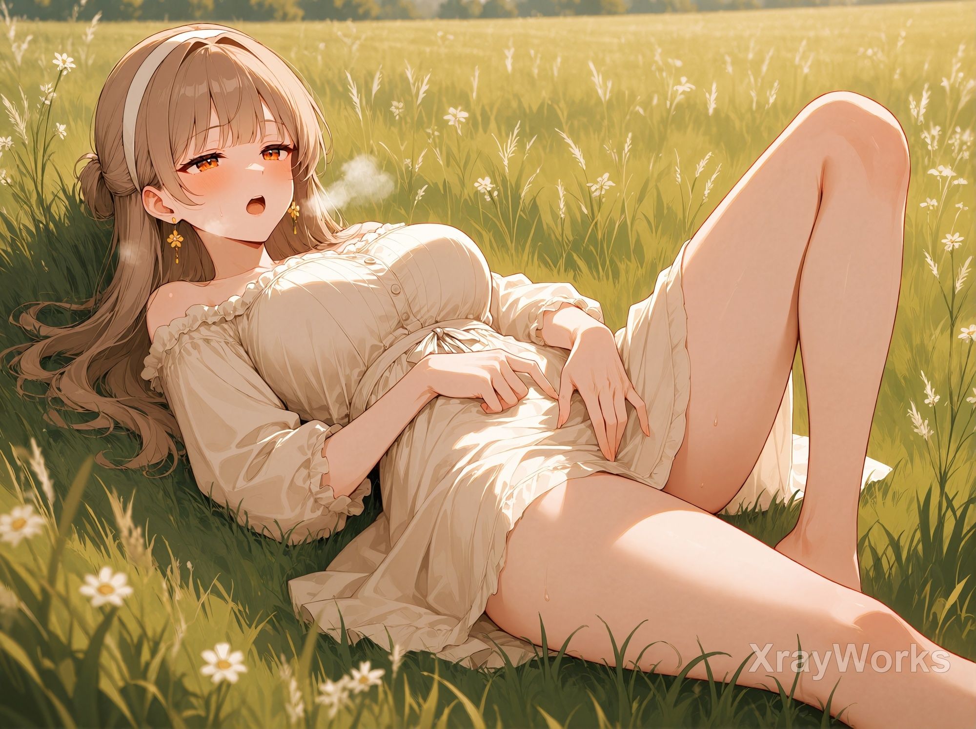 オリヴィアの日常 〜ハーフ系美少女のパンチラ・秘密の情事〜 CG85枚＋動画65本 サンプル画像2