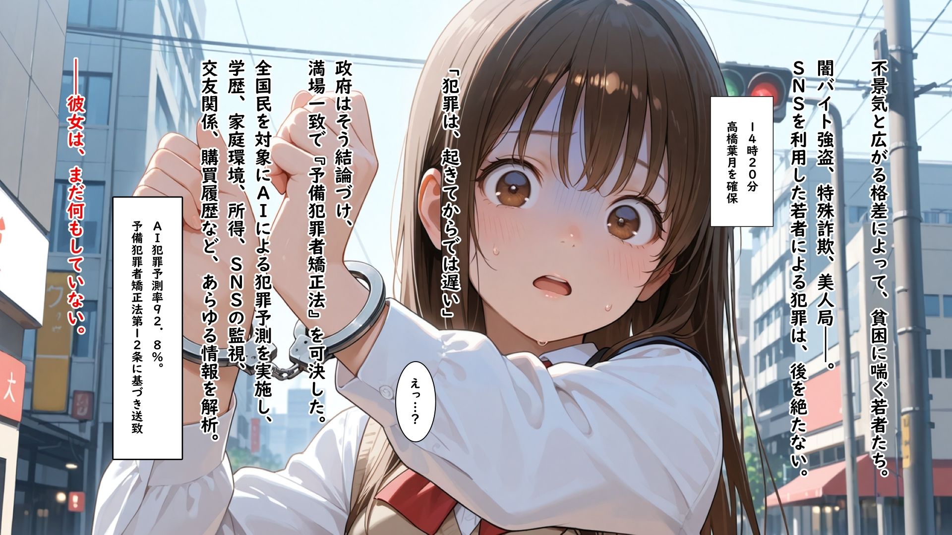 AI予測犯罪者の少女たち〜矯正施設観察記録〜 サンプル画像1
