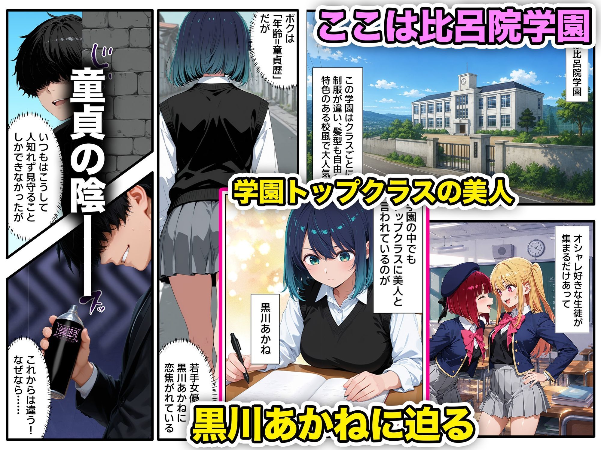 催●スプレーで堕とした彼氏持ちの天才女優が、催●解けても自分からアナル拡げるメスになった件 サンプル画像1