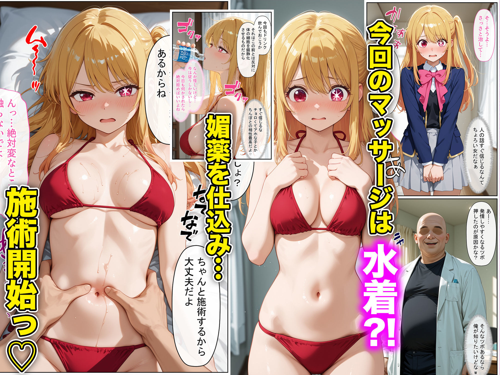 現役JKアイドルが媚薬マッサージに沼って自らおかわりを求めメスになった話 〜後編〜 サンプル画像2