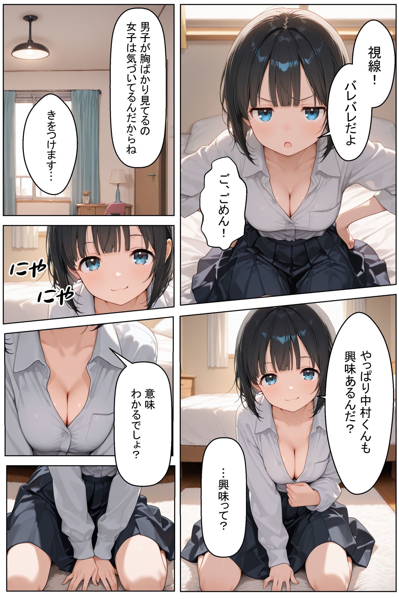 初めてできた彼女は巨乳のクラスメイトでした サンプル画像7