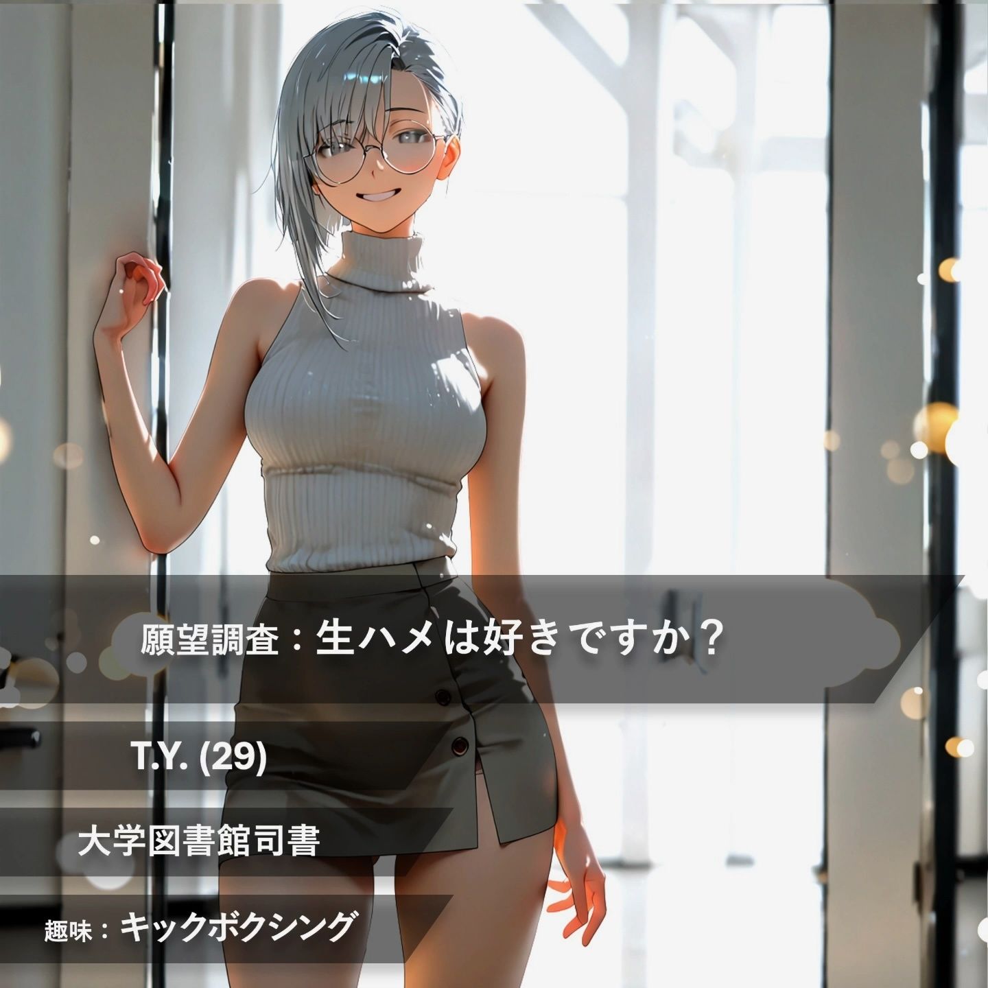 【フルボイス:約6分】余裕を見せてごまかすお姉さん、逃げきれず無事に生中出しへ【実験的作品:願望時間と賢者時間#2】 サンプル画像1
