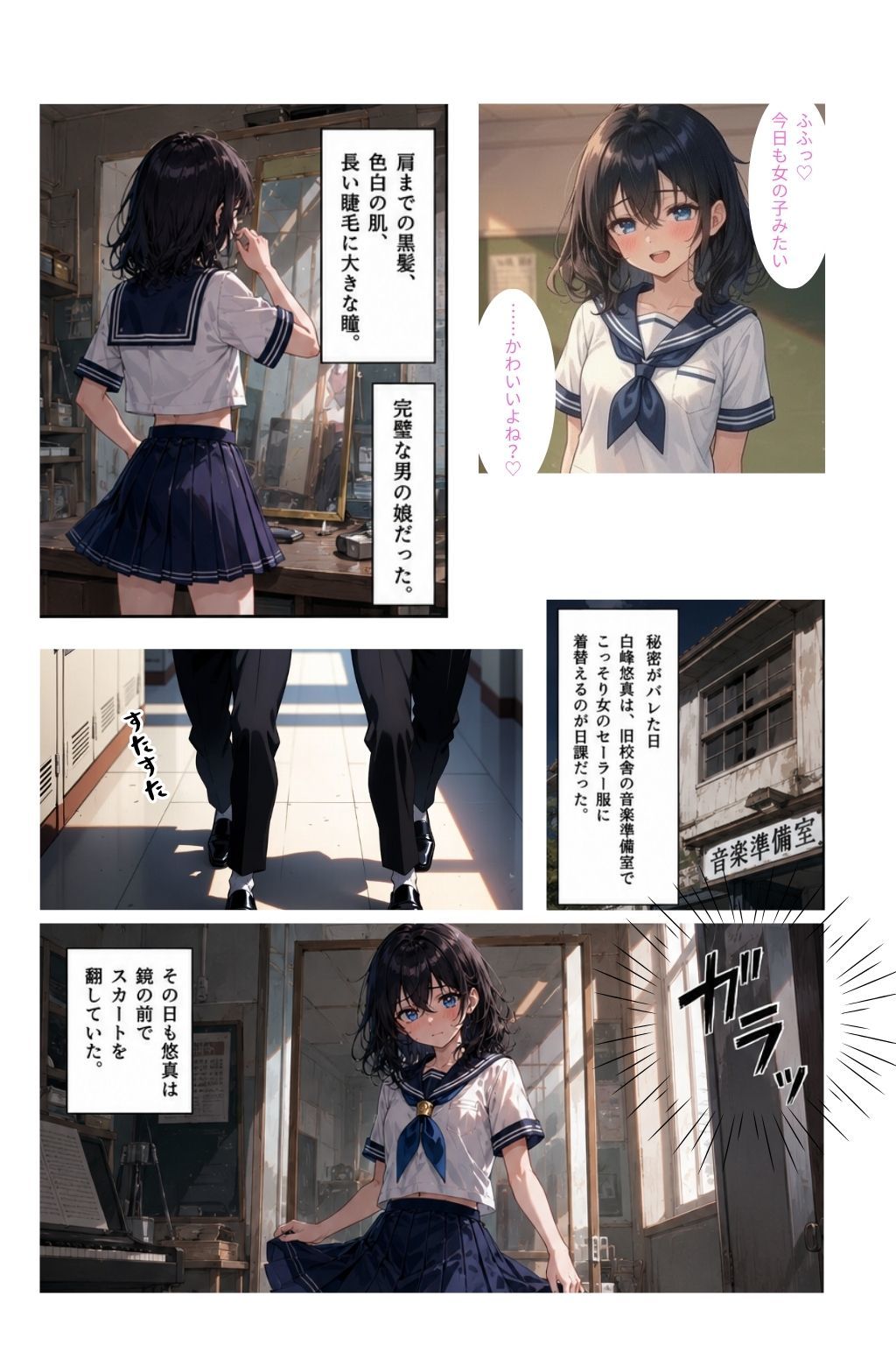 男の娘は今日も犯●れる サンプル画像2