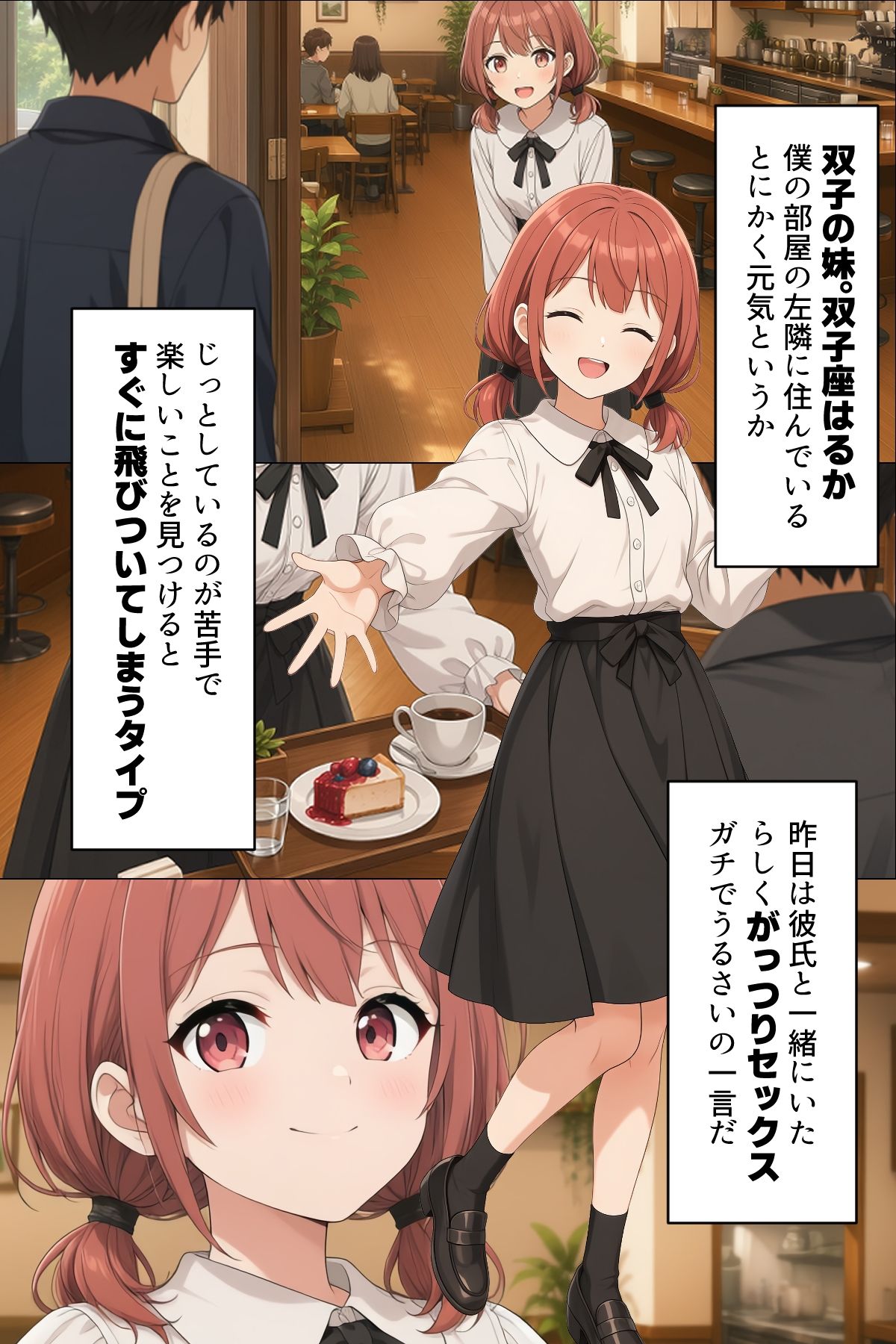 【漫画】なんで僕の隣の部屋にバイト先の双子姉妹が引っ越してくるんだよ サンプル画像5