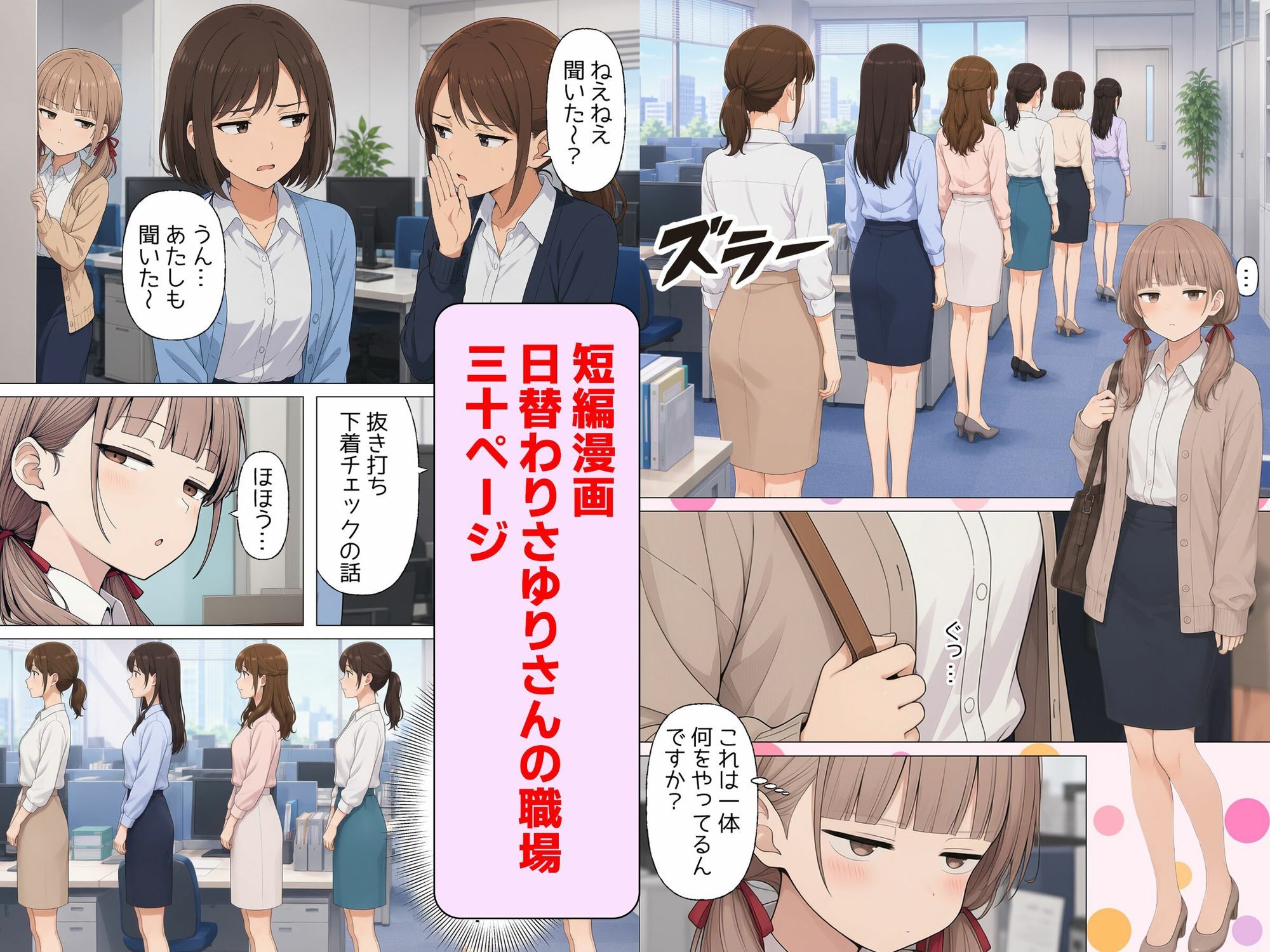 日替わりさゆりさんの通勤&職場 短編漫画+画像集 サンプル画像2