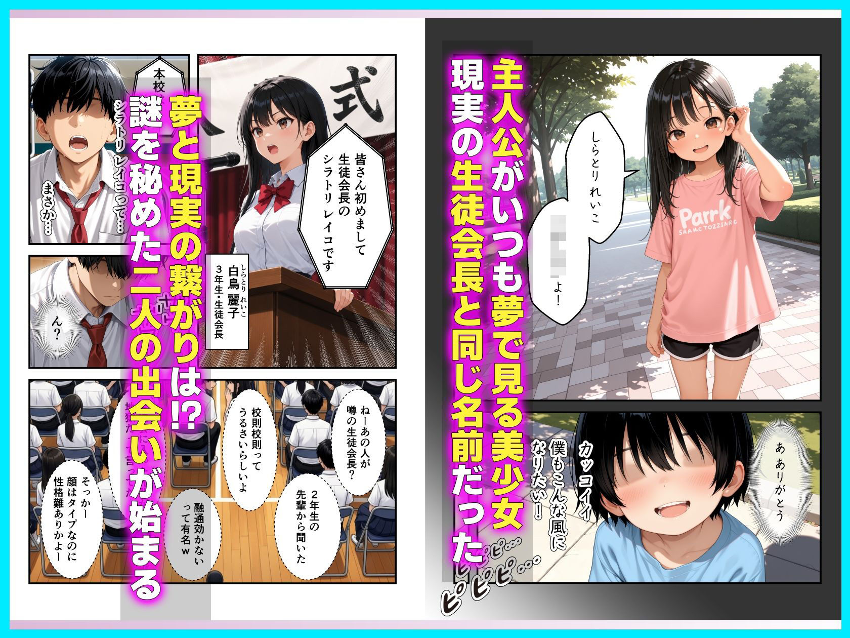 強気で嫌われ生徒会長は俺にだけあまあま_何度もイチャラブ生ハメセックス サンプル画像1