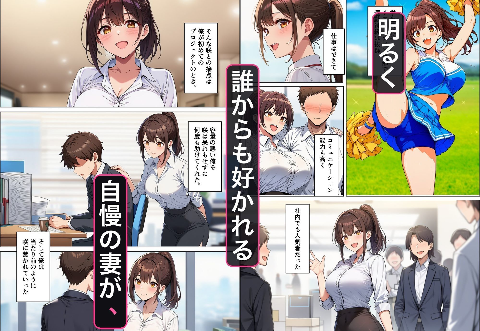 トラレヅマ 〜狙われた育休明けの陽キャ妻〜 サンプル画像1