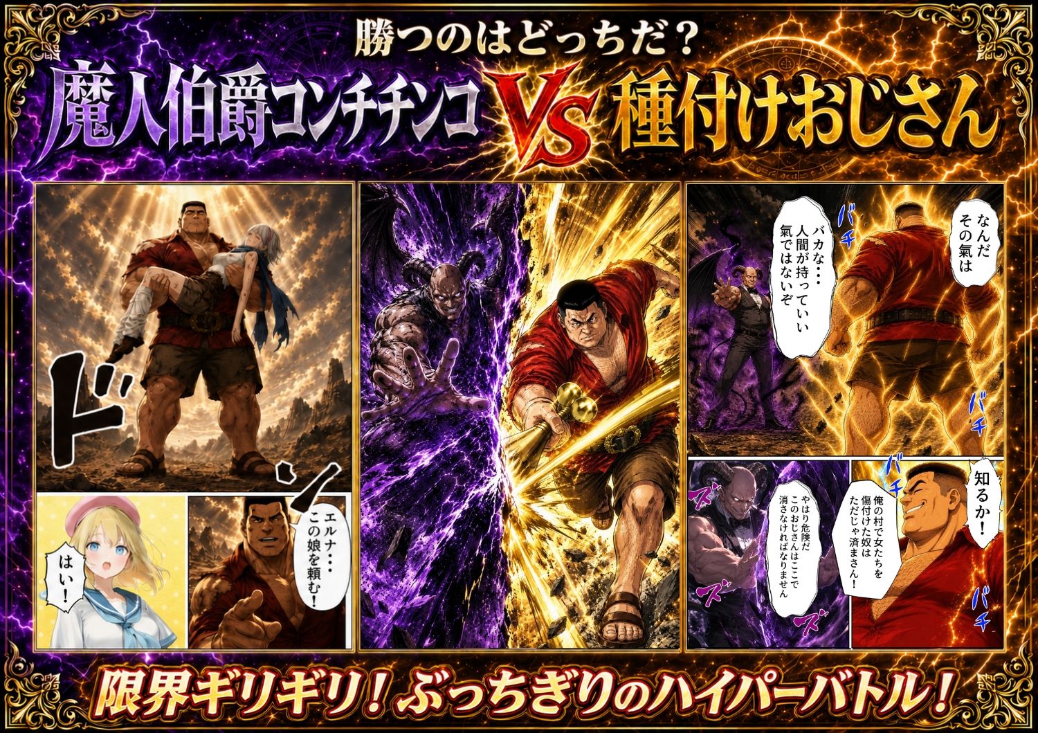 【銀髪の賞金稼ぎ編】追放された種付けおじさん、辺境でハーレム悪徳領主になる第2巻 サンプル画像6