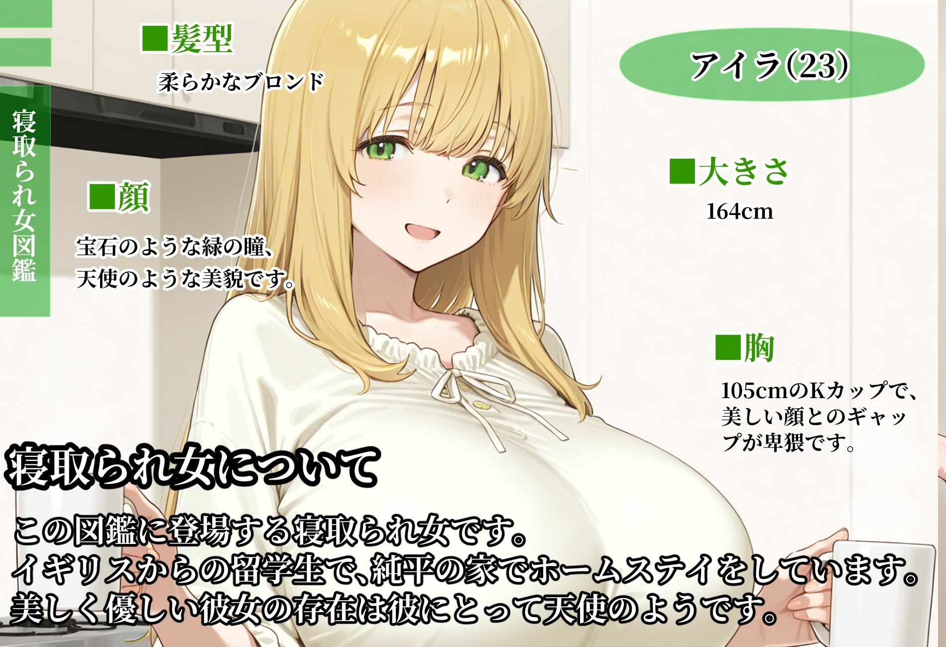 寝取られ女図鑑 アイラ サンプル画像2