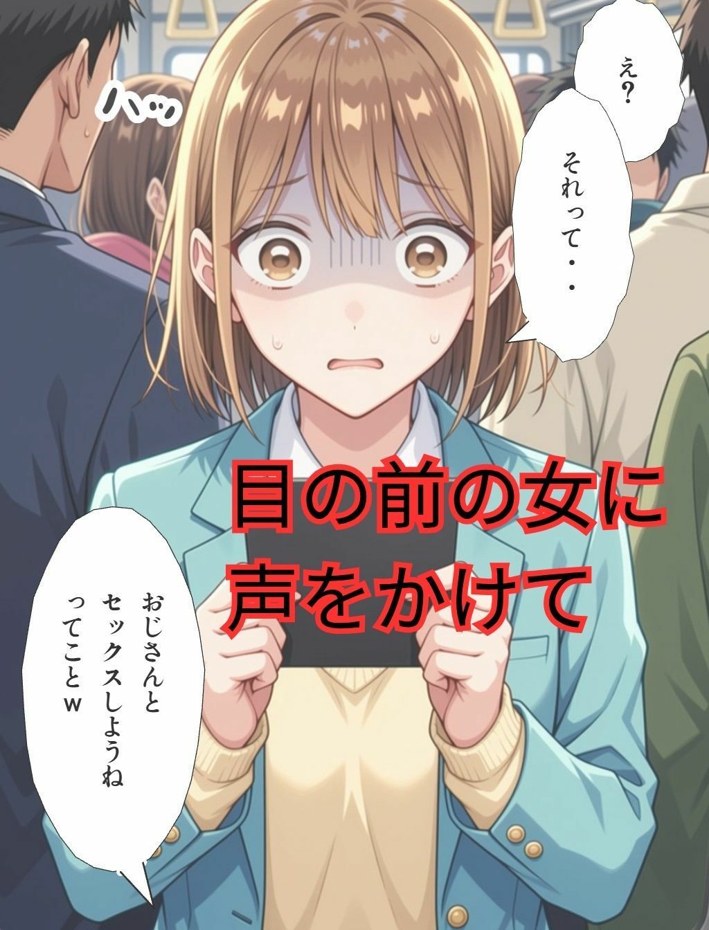 弱者男性救済法（鹿●千夏編） サンプル画像2