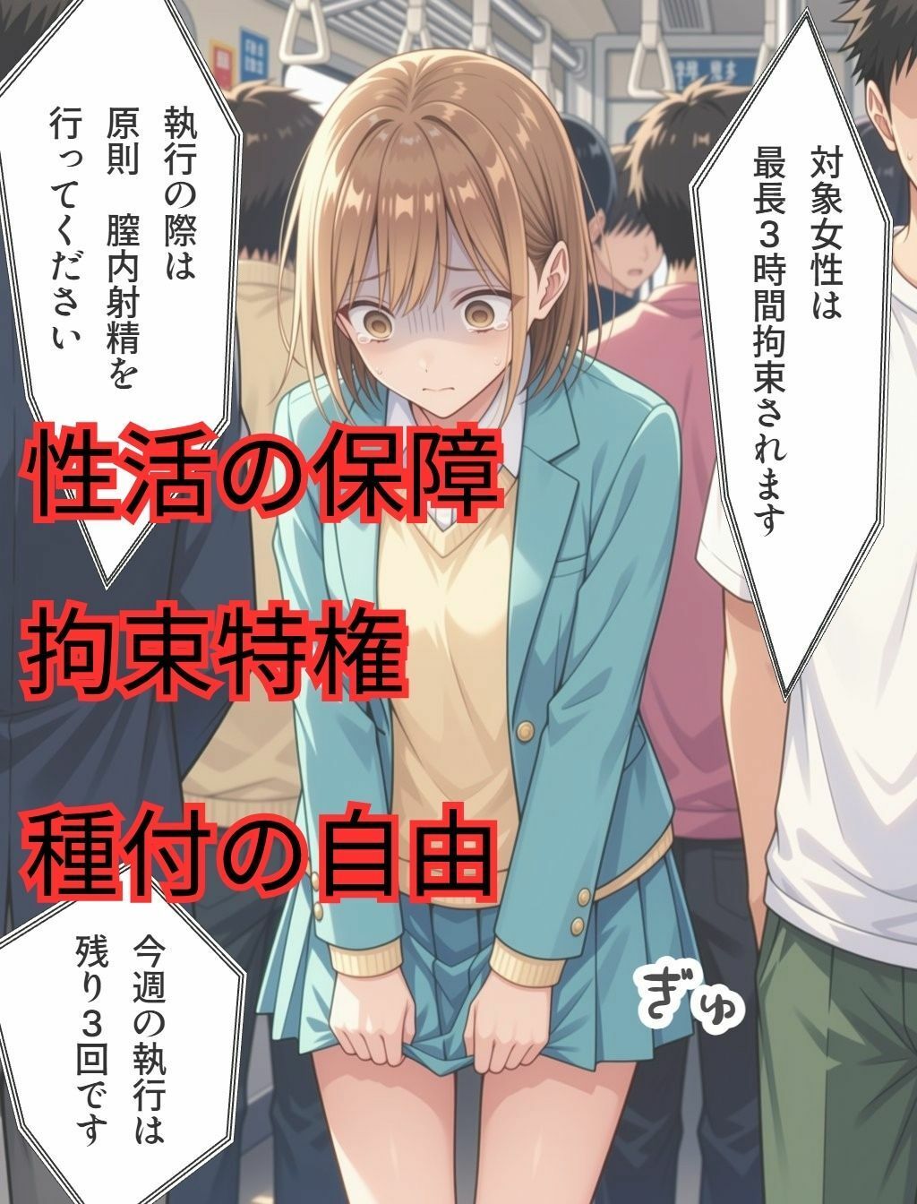 弱者男性救済法（鹿●千夏編） サンプル画像5