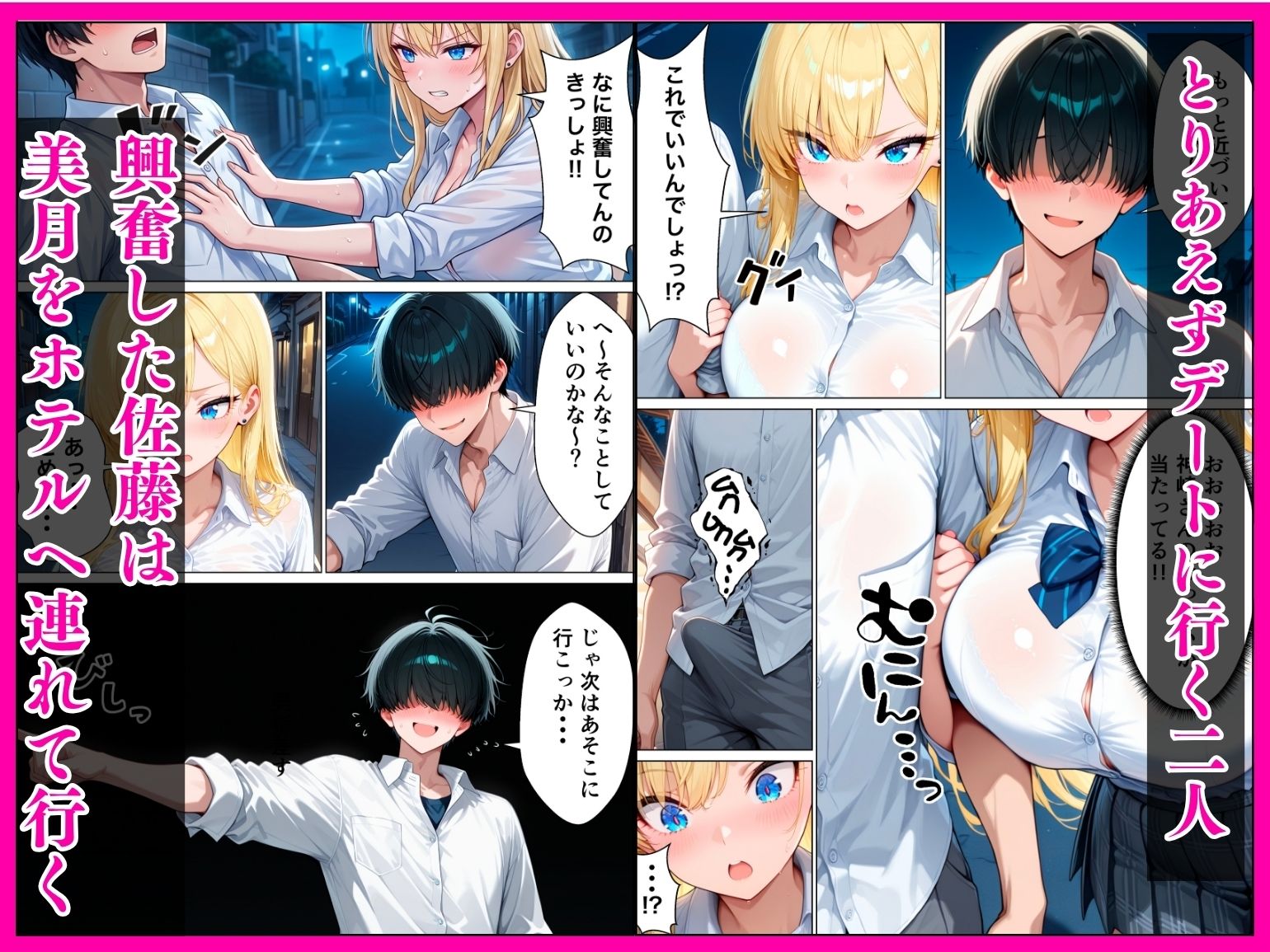 レンタル彼女を呼んだらクラスの一軍ギャルが来た話 サンプル画像4
