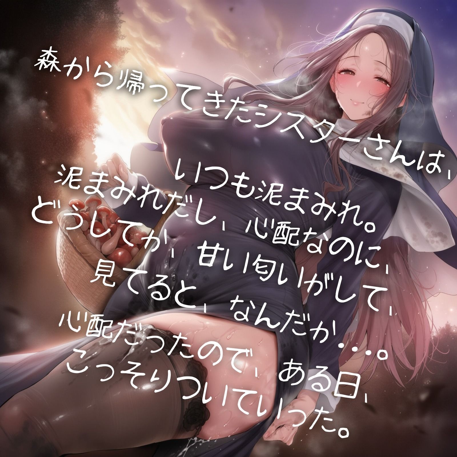 (憧れのお姉さん異種姦BSS CG458枚)ぼくの好きな村のシスターさんはよく森に行って... サンプル画像2