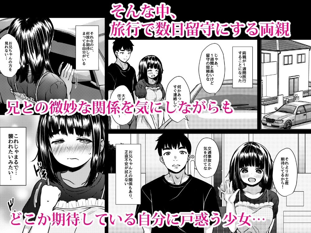 兄妹が終わる時 〜可愛く成長した妹に壊れた兄が手を出すまで〜 サンプル画像4