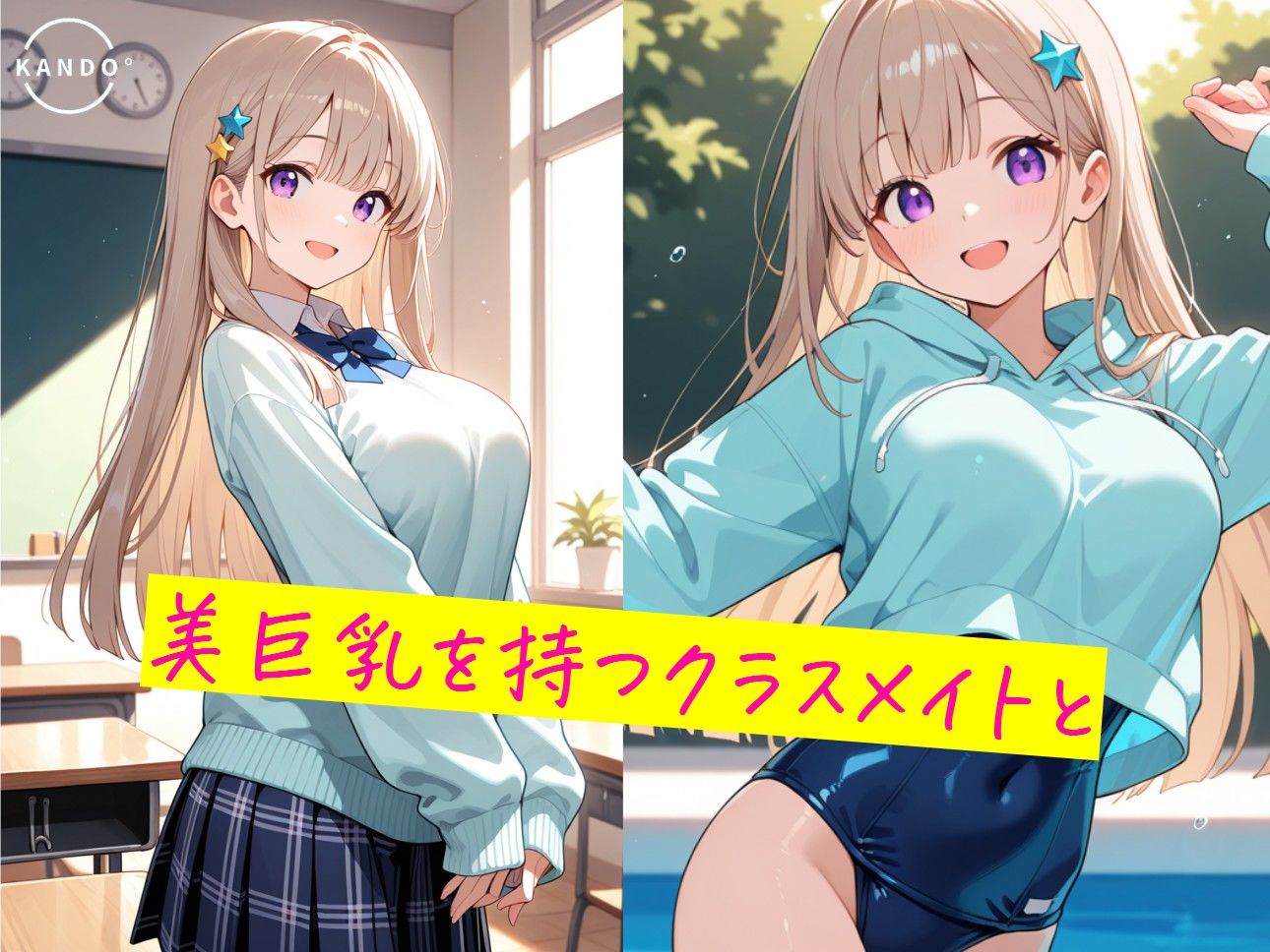 どっちが好き？ ナースVSメイド 夏の濡れ透けプール対決 【 JKLEAKS 49 】流出動画付・音声付き！ サンプル画像2