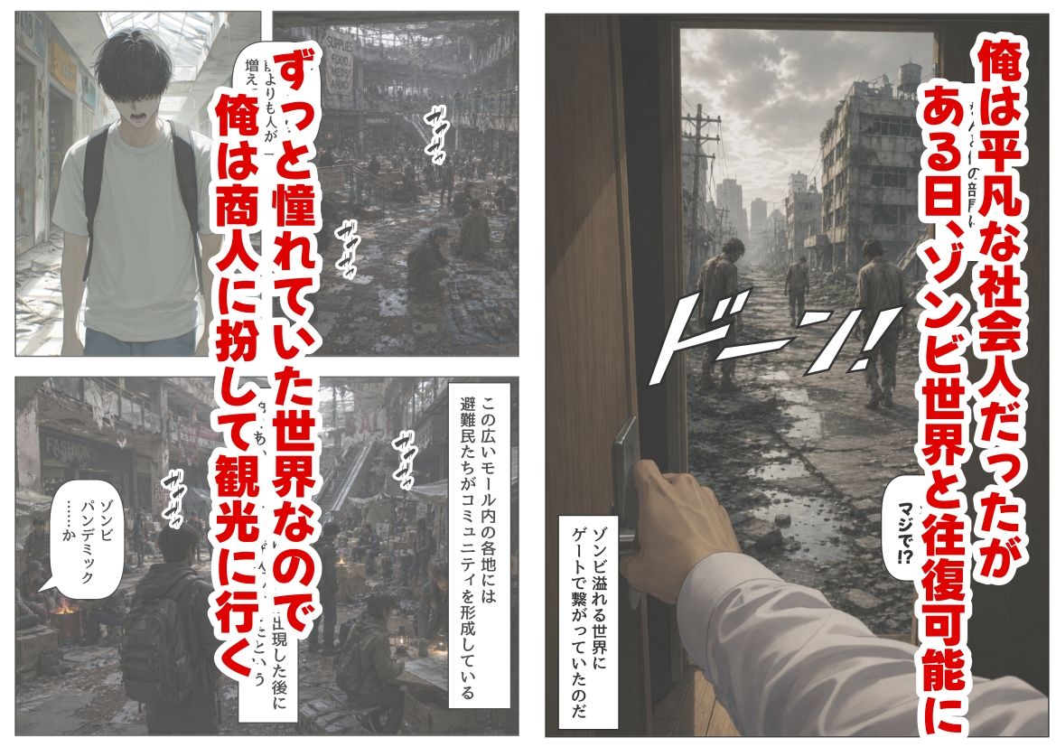 ゾンビ世界と往復チート 〜俺だけゾンビ世界を楽しくエッチに満喫する〜 サンプル画像1