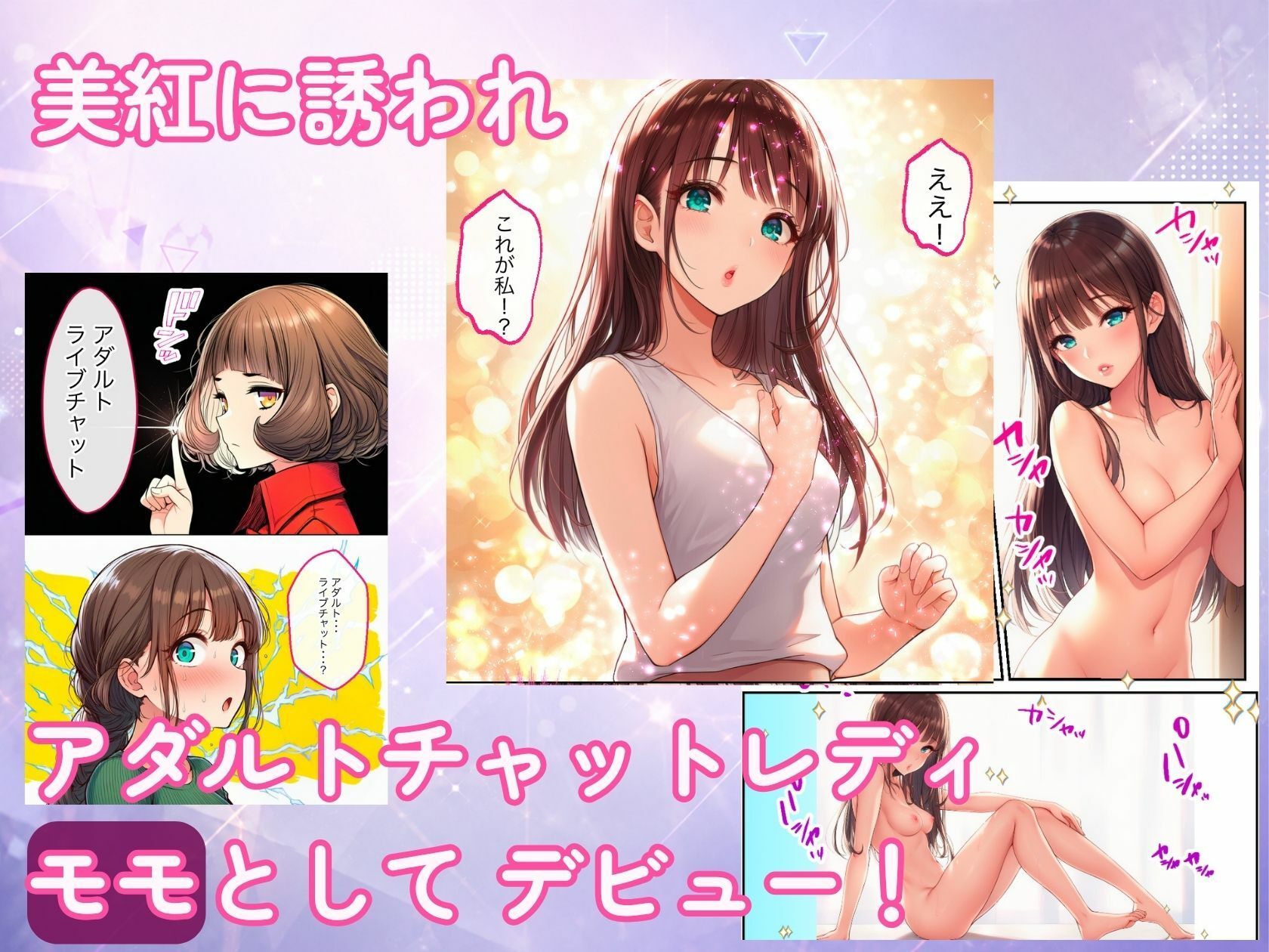 アダルトライブチャットやったら人生変わった(前篇) サンプル画像6