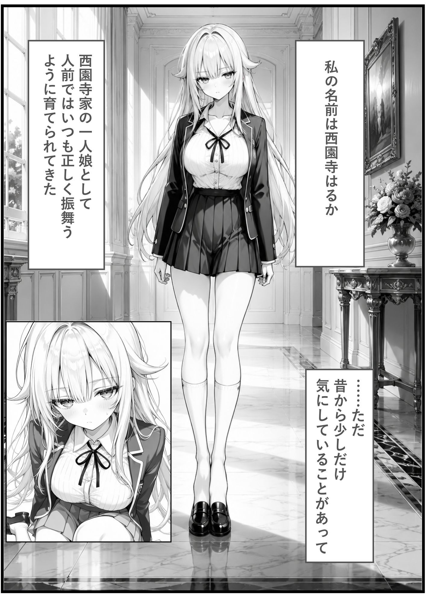 目つきの悪いジト目お嬢様に催●指導は効果ばつぐん！ サンプル画像1