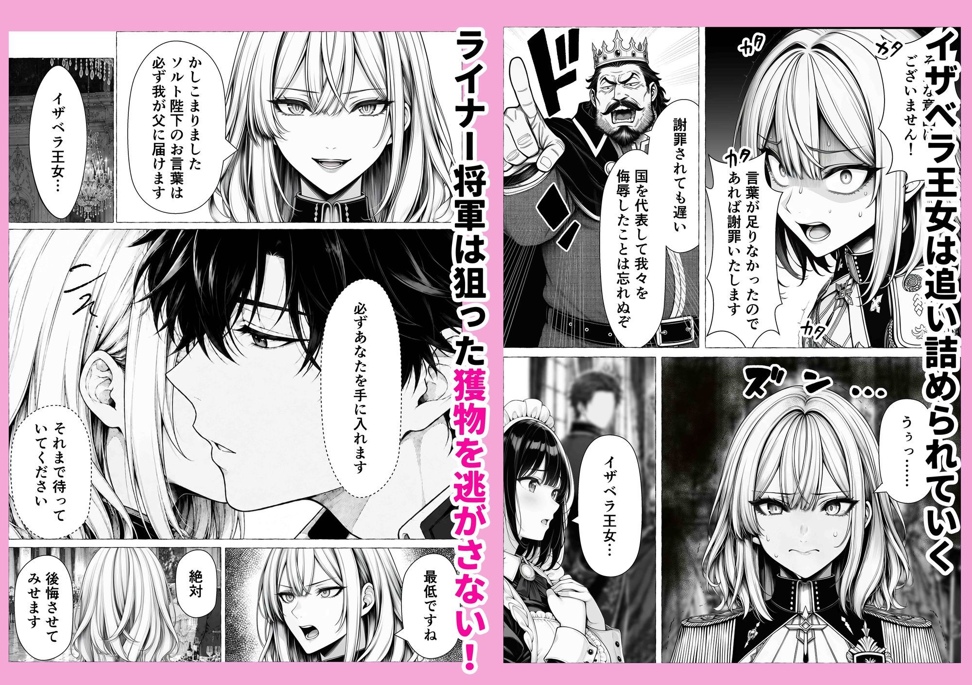 婚約者のいる敗戦国の王女が、信じた侍女に裏切られ気高い誇りごと男に堕とされるまで サンプル画像5