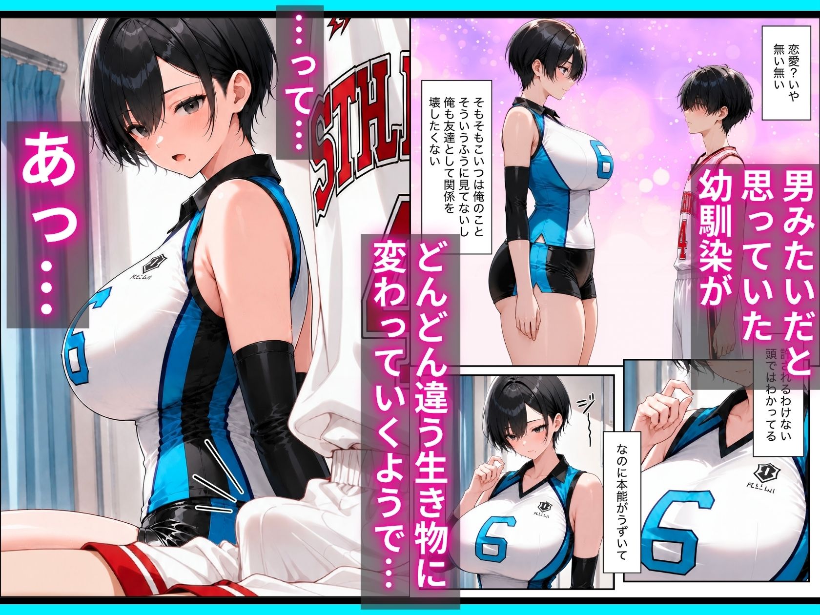 長身ボーイッシュ幼馴染との練習セックスは最高に気持ちいい 前編 サンプル画像5