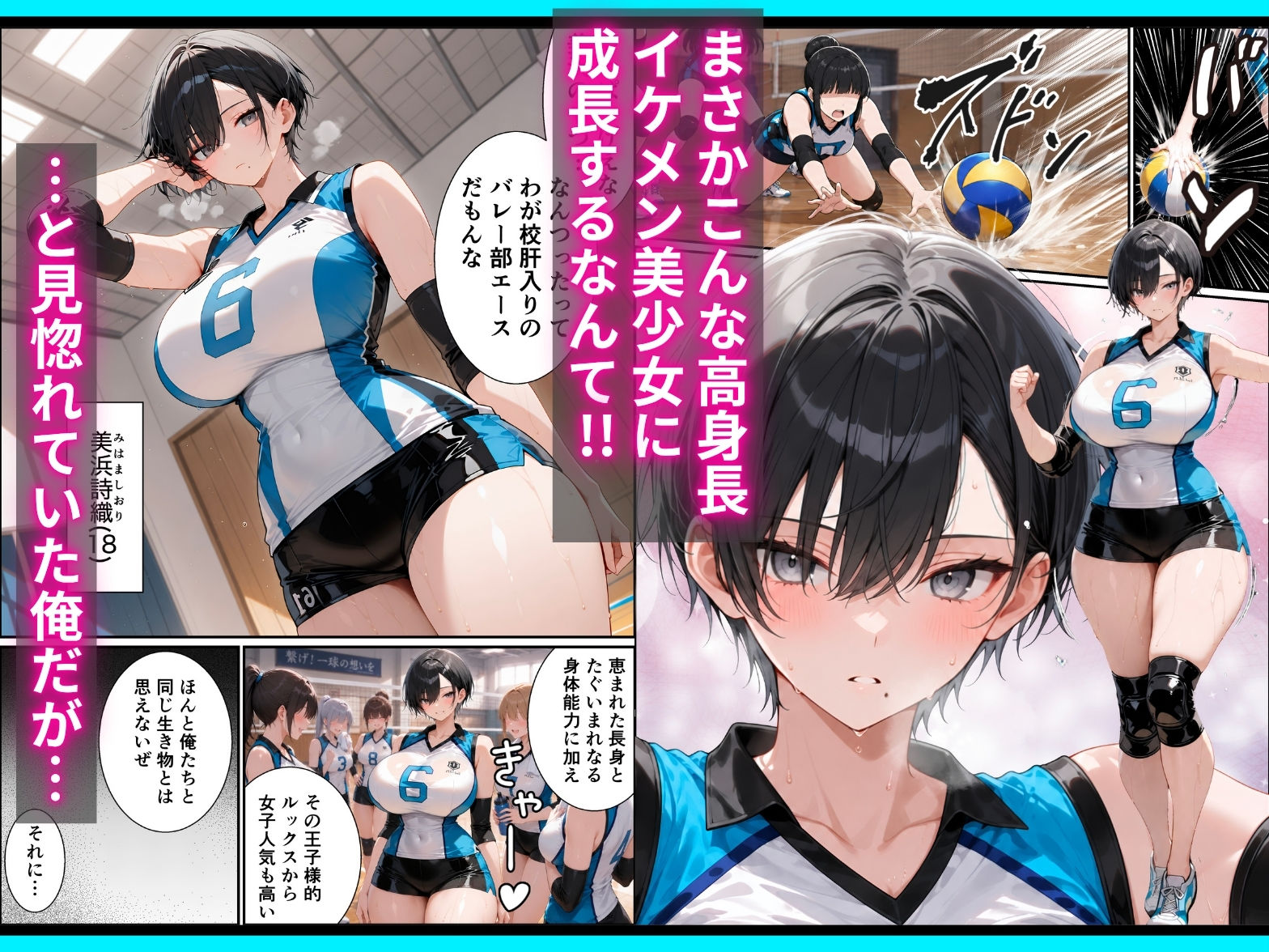 長身ボーイッシュ幼馴染との練習セックスは最高に気持ちいい 前編 サンプル画像2