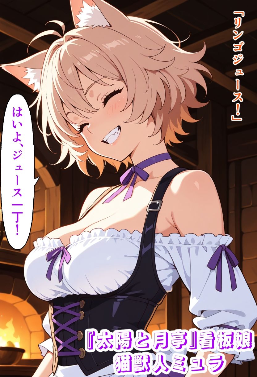 『するんだろ？ 交尾』猫獣人の恋人と湖デートの後、主導権を奪い合った甘く激しい一夜の物語【どの娘とHする？ ミュラ編】 サンプル画像2
