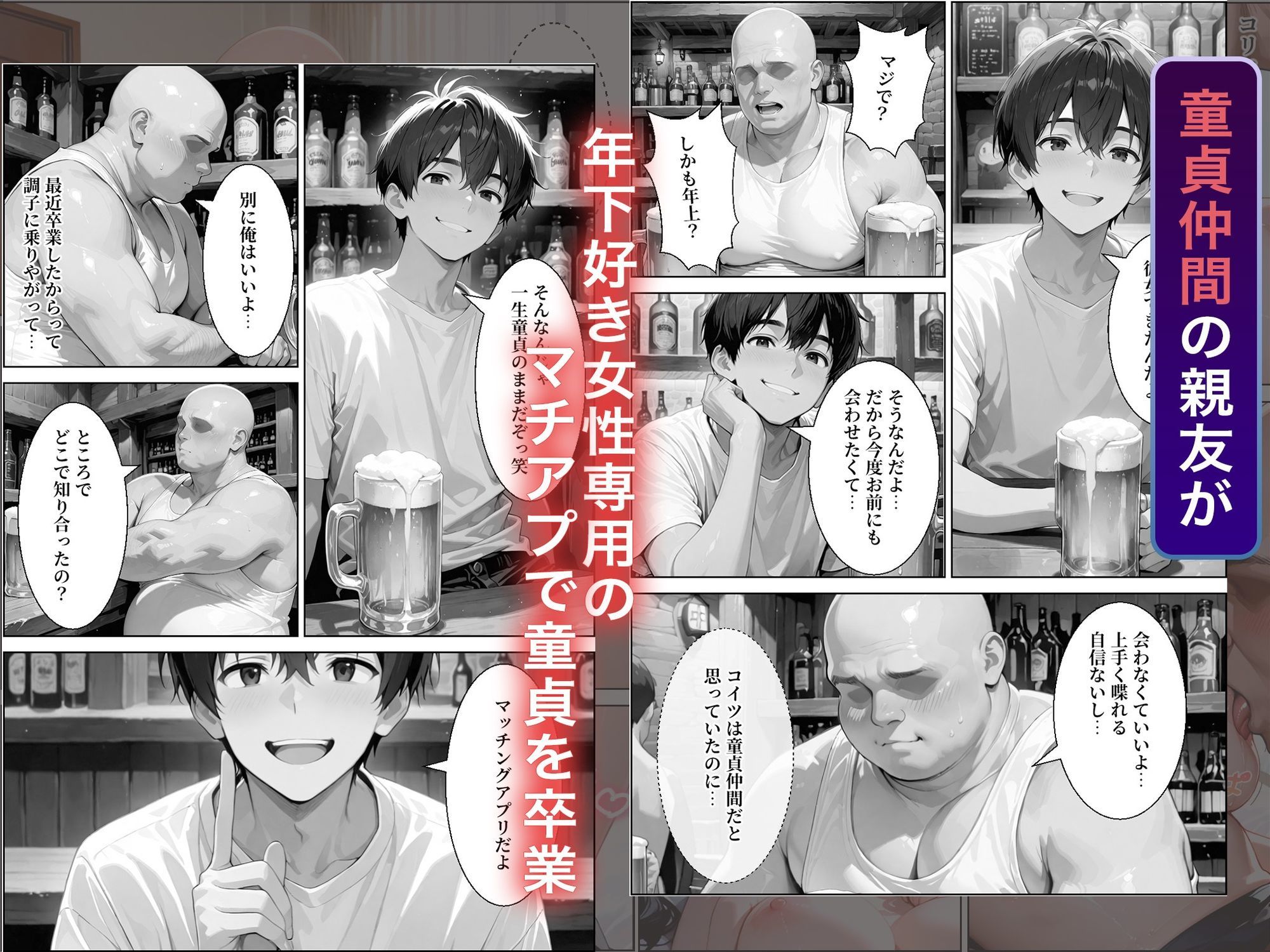 コミュ障童貞の俺が年下好き女性専用のマチアプでシングルマザーに筆下ろししてもらった話 サンプル画像1
