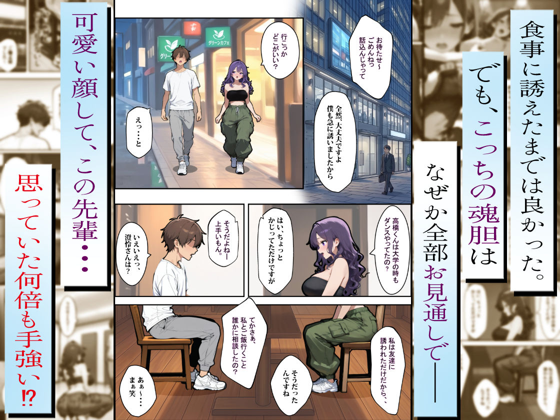 社会人ダンスサークルのお姉さん(25)は、慣れない後輩を自分のペースに巻き込んでチ〇ポを楽しませるのが好きらしい サンプル画像3