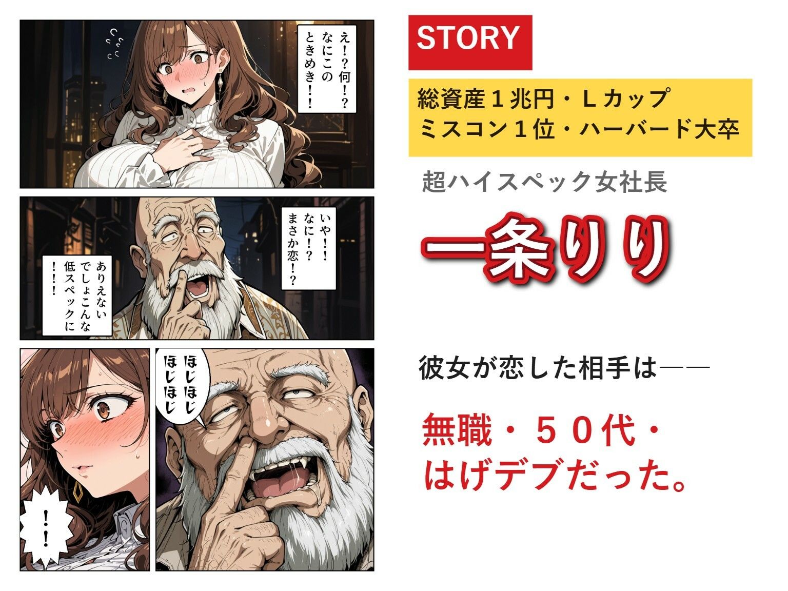 一兆円のメス〜Lカップの女社長との結婚から、全世界のメスを肉便器にするまで〜 サンプル画像2